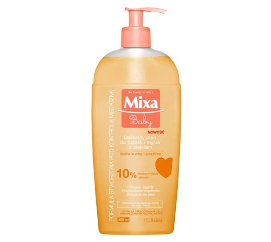 Mixa Baby Płyn do kąpieli i mycia z olejkiem 400 ml