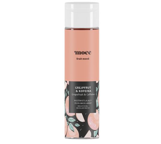 Moee Fruit Mood rozświetlający płyn micelarny Grejpfrut & Kofeina 250ml
