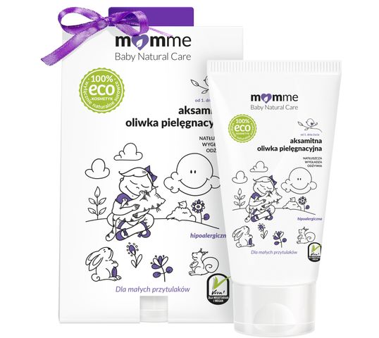 MomMe Dla Maluszka aksamitna oliwka pielęgnacyjna (100 ml)