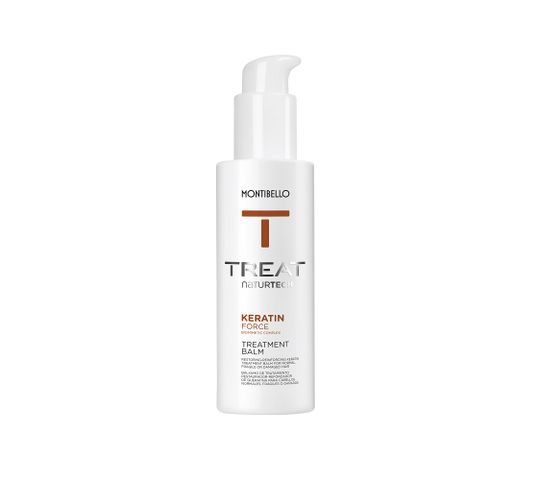 Montibello Treat Naturtech Keratin Force Treatment Balm wzmacniający balsam do włosów z keratyną (150 ml)