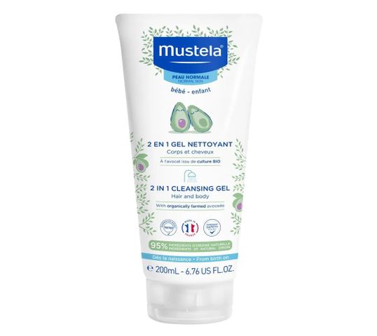 Mustela 2in1 Cleansing Gel żel myjący 2w1 dla dzieci 200ml
