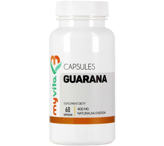 Myvita Guarana 400mg suplement diety 60 kapsułek