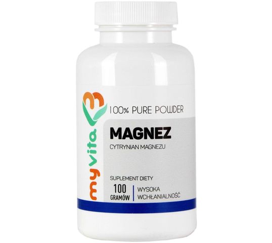 Myvita Magnez suplement diety w proszku 100g