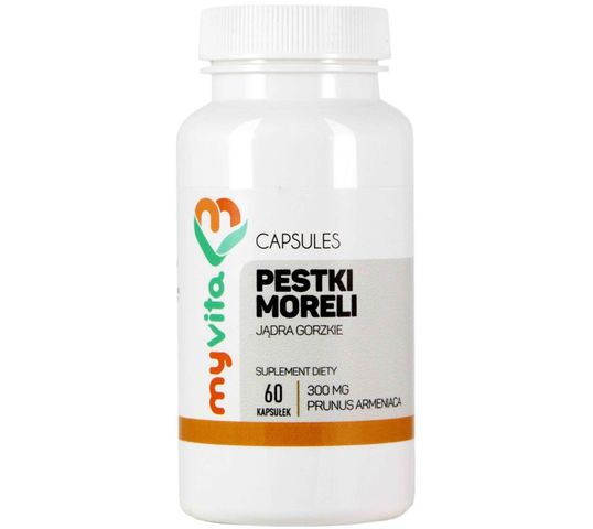 Myvita Pestki Moreli 300mg suplement diety 60 kapsułek