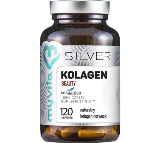 Myvita Silver Kolagen Beauty 100% czysty suplement diety 120 kapsułek