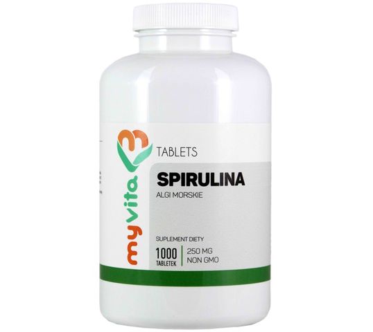 Myvita Spirulina 250mg suplement diety 1000 tabletek