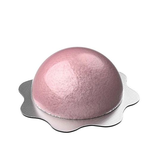 Nacomi Fizzing Bath Bomb półkula do kąpieli Sweet Raspberry Cupcake (51 g)