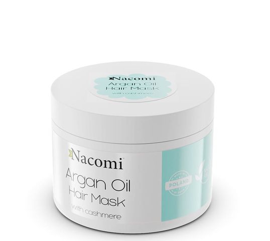 Nacomi Argan Oil Hair Mask maska do włosów z olejem arganowym i proteinami kaszmiru (200 ml)