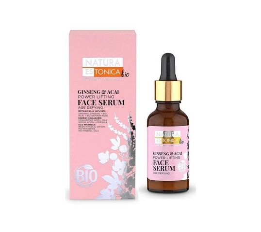 Natura Estonica Ginsegn & Acai Power Lifting Face Serum intensywnie liftingujace serum przeciwzmarszczkowe do twarzy (30 ml)