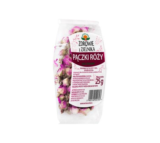 Natura Wita Zdrowie z Zielnika Pączek Róży susz ziołowy 25g