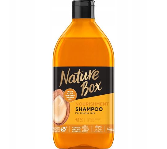Nature Box Nourishment Shampoo odżywczy szampon do włosów z olejkiem arganowym (385 ml)