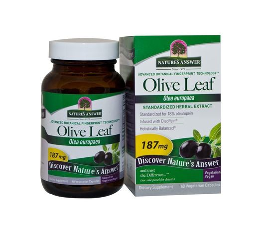 Nature's Answer Olive Leaf liść oliwki europejskiej suplement diety 60 kapsułek
