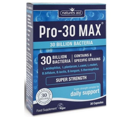 Natures Aid Pro-30 Max suplement diety 30 kapsułek