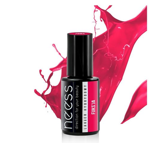 Neess lakier do paznokci hybrydowy nr 7583 Cleo Neony Dwa 4 ml