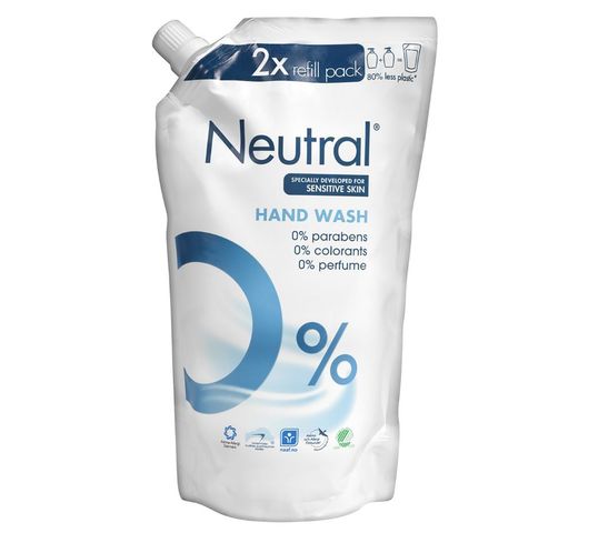 Neutral Hand Wash Refill Pack mydło do rąk w płynie wkład 500ml