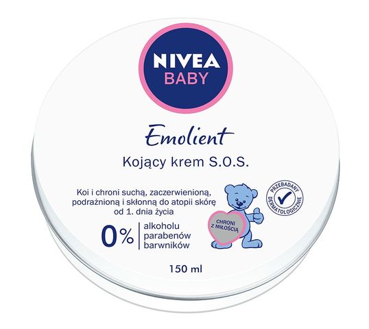 Nivea Baby Emolient kojący krem S.O.S dla dzieci (150 ml)