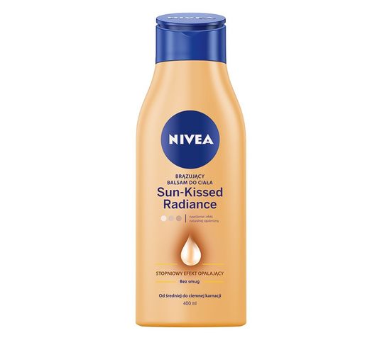Nivea – Balsam Brązujący Sun Kissed do średniej i ciemnej karnacji (400 ml)