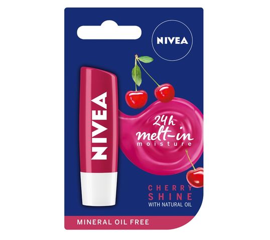 Nivea Lip Care Pomadka ochronna do ust Shine Cherry 4.8 g