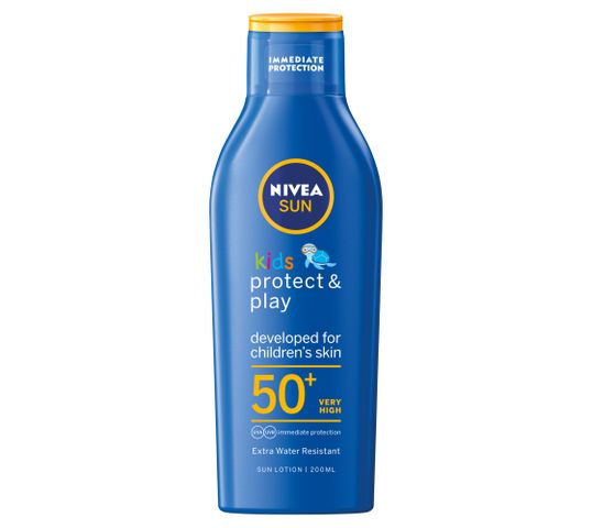 Nivea Sun Kids Protect & Play balsam ochronny na słońce dla dzieci SPF50+ (200 ml)