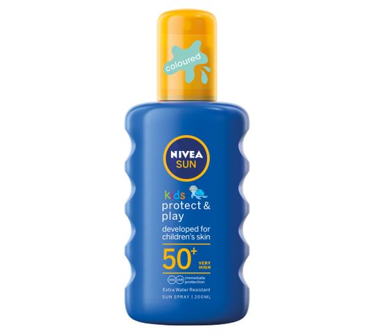 Nivea Sun Kids Protect & Play nawilżający spray ochronny na słońce dla dzieci SPF50 (200 ml)