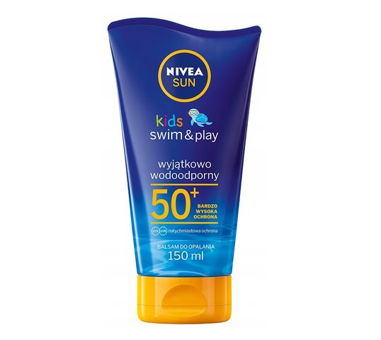 Nivea Sun Kids Swim & Play balsam ochronny na słońce dla dzieci SPF50+ (150 ml)