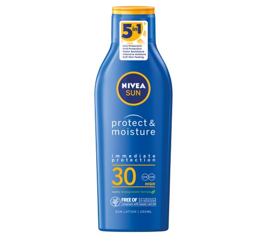 Nivea Sun Protect & Moisture nawilżający balsam do opalania SPF30 (200 ml)