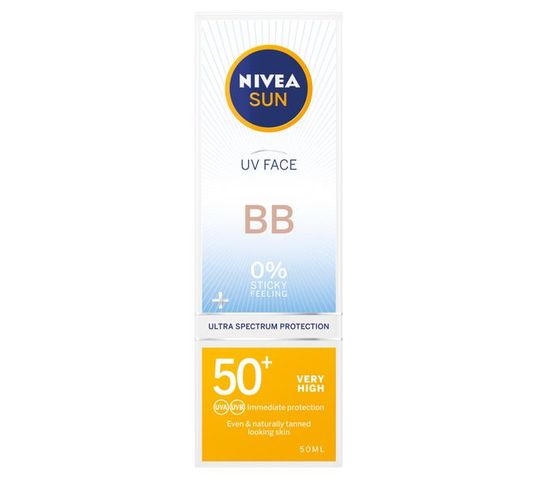Nivea Sun UV Face nawilżający krem do twarzy BB z bardzo wysoką ochroną SPF50+ (50 ml)