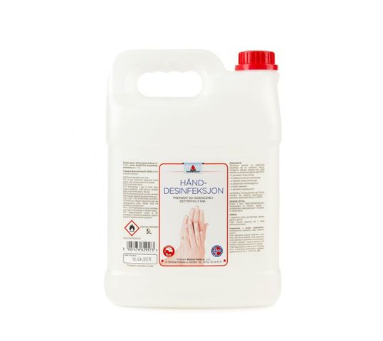 Norenco – Hand Desinfeksjon Preparat antybakteryjny do higienicznej dezynfekcji rąk (5 l)