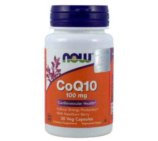 Now Foods CoQ10 100mg koenzym Q10 + głóg suplement diety 30 kapsułek