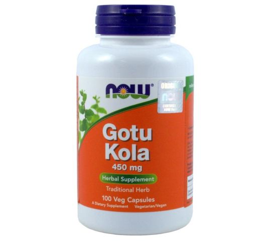 Now Foods Gotu Kola 450mg suplement diety 100 kapsułek