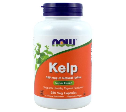 Now Foods Kelp 325µg suplement diety 250 kapsułek