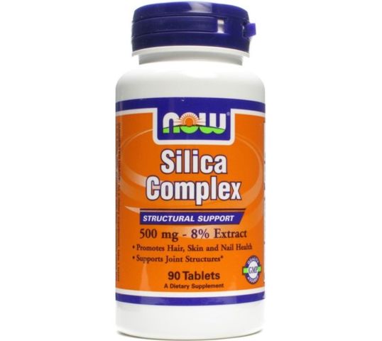 Now Foods Silica Complex 500mg suplement diety 90 tabletek