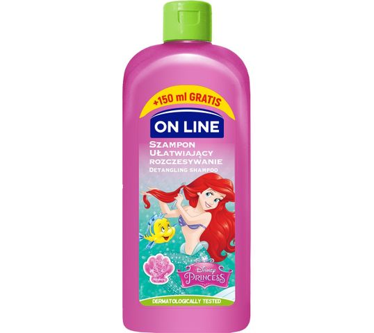 On Line Disney Ariel szampon do włosów dla dzieci ułatwiający rozczesywanie 400 ml