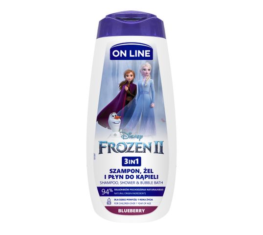 On Line – Żel 3w1 Frozen II Jagoda (400 ml)