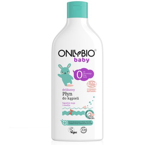 OnlyBio Baby delikatny płyn do kąpieli od 1 dnia życia (500 ml)