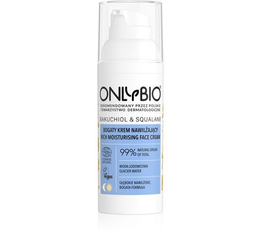 OnlyBio Bakuchiol & Squalane bogaty krem nawilżający (50 ml)