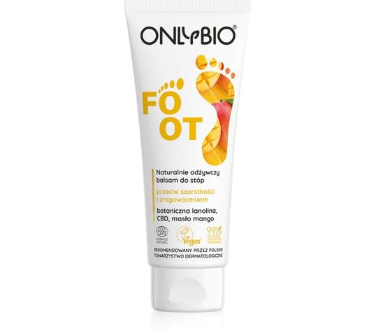 OnlyBio Foot naturalnie odżywczy balsam do stóp (75 ml)