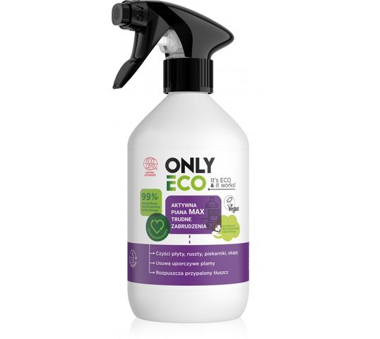 OnlyEco – Aktywna piana MAX trudne zabrudzenia (500 ml)