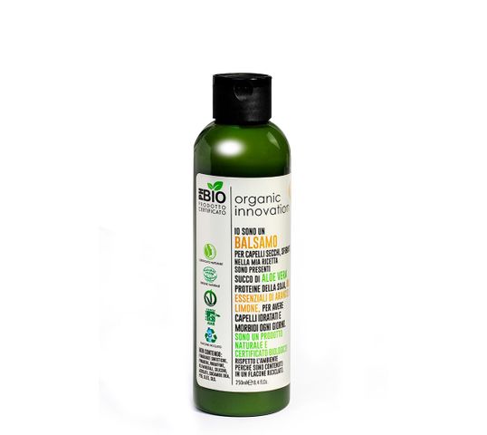 Organic Innovation Naturalna odżywka nawilżająco-regenerująca z proteinami do włosów suchych i zniszczonych (250 ml)