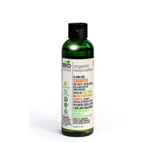 Organic Innovation Naturalny szampon wzmacniający do włosów normalnych Proso i Owies (250 ml)