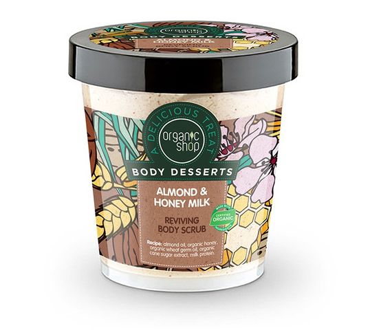 Organic Shop Body Desserts mus peeling do ciała almond & honey (450 ml)