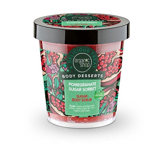 Organic Shop Body Desserts peeling do ciała cukrowy pomegranate (450 ml)