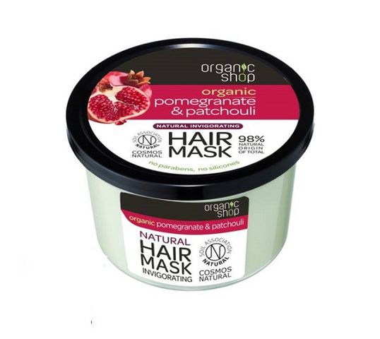 Organic Shop Hair Mask maska wygładzająca do włosów Granat & Paczula 250ml