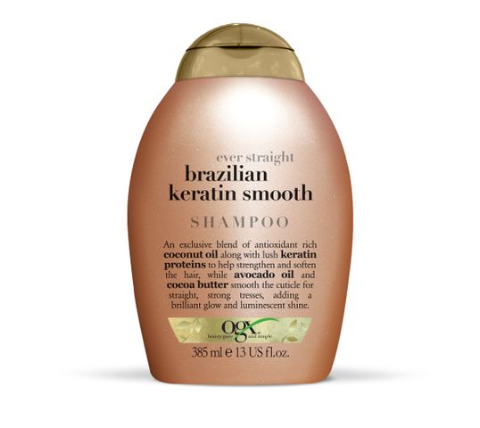 Organix Brazylijska Keratyna szampon wygładzający z brazylijską keratyną (385 ml)