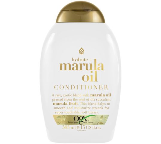 Organix Hydrate + Marula Oil Conditioner nawilżająco-wygładzająca odżywka do włosów (385 ml)