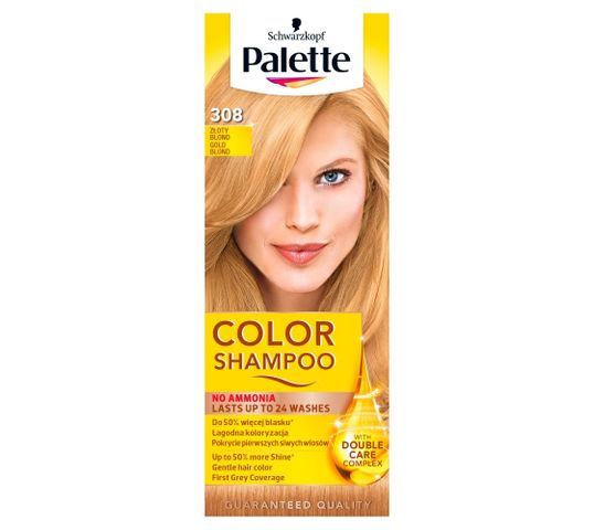 Palette Color Shampoo szampon do każdego typu włosów koloryzujący nr 308 złoty blond 50 ml