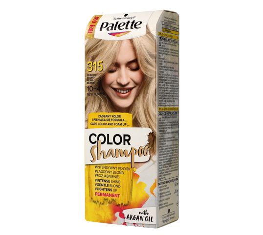 Palette Color Shampoo szampon do każdego typu włosów koloryzujący nr 315 perłowy blond 50 ml