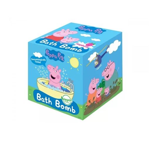 Peppa Pig Musująca kula do kąpieli Malina (165 g)