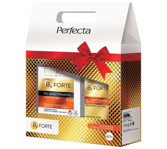 Perfecta B3 Forte zestaw krem na dzień i na noc 40+ 50ml + krem pod oczy 15ml