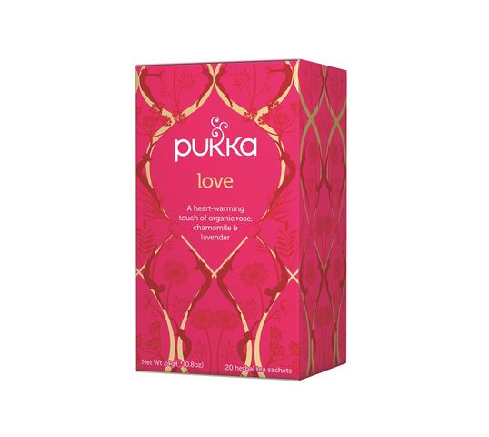 Pukka Love organiczna herbatka ziołowa z rumiankiem 20 torebek
